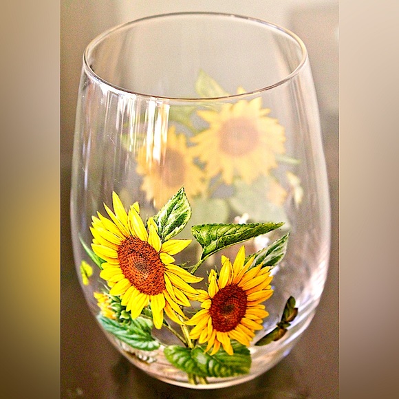 BOTANIC GARDEN PORTMEIRION STEMLESS GLASSWARE SET OF 4 - Picture 5 of 9